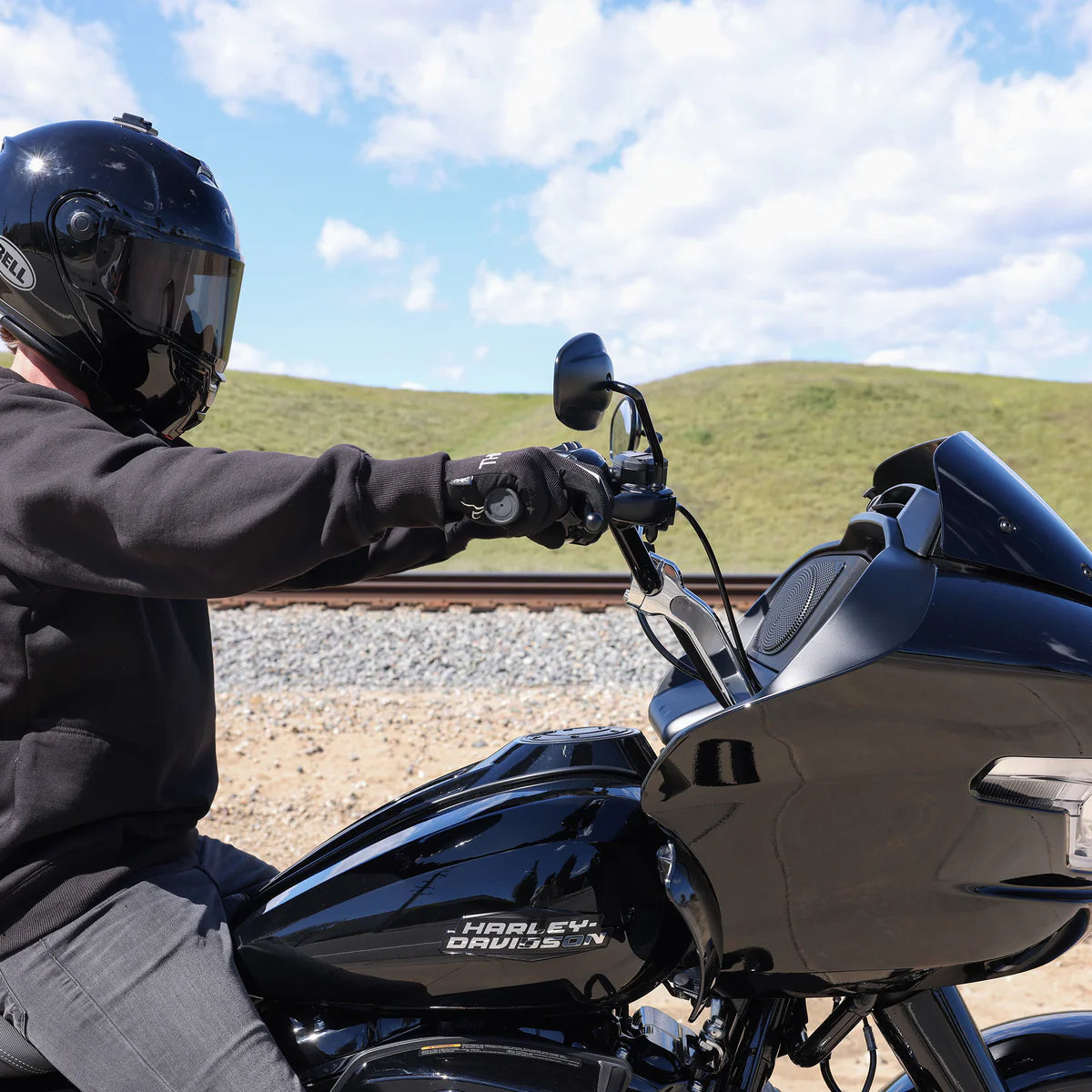 Thrashin Supply 2024 FLH / FLTRX High Bend Bars - Black