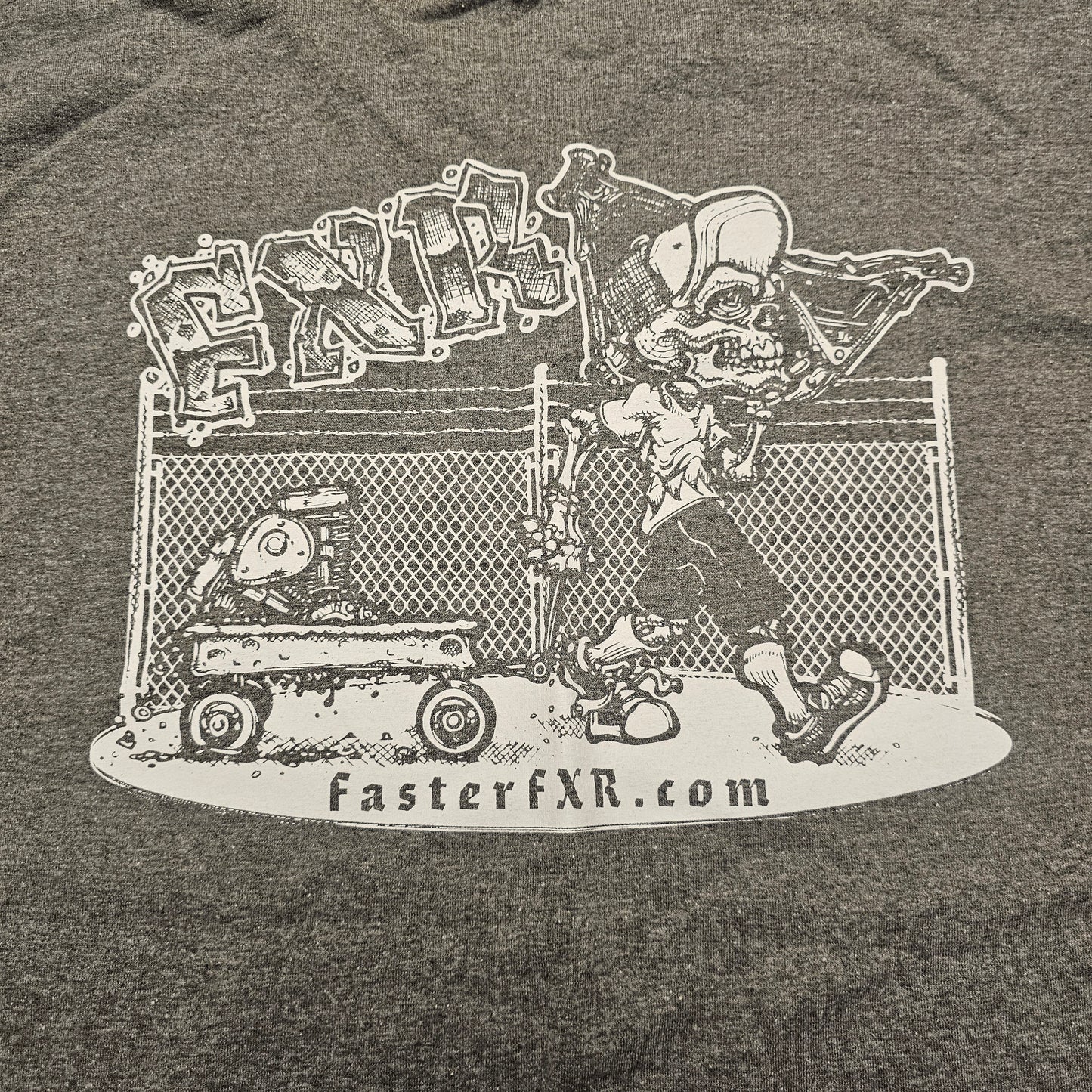 FasterFXR "OG swap" Grey T-SHIRT FREE SHIPPING