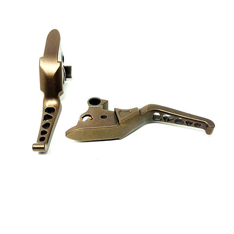 DMR 82-95 Big Twin & 82-85 XL Destroyer Shorty Brake and Clutch Lever Set