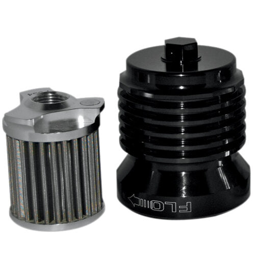 FLO Reusable Spin On Oil Filter - Black or Polished