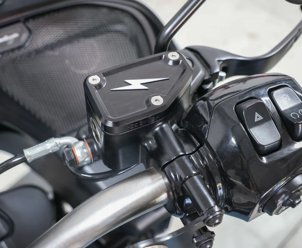 Thrashin Supply Front Brake Reservoir Cap - 2024+ Touring - Twice Cut