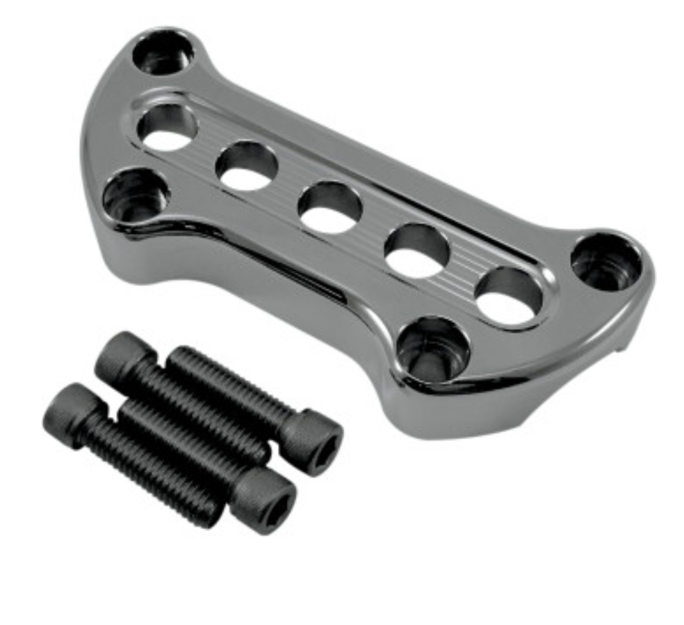 Joker Machine - Upper Handlebar Clamps (Black or Chrome)