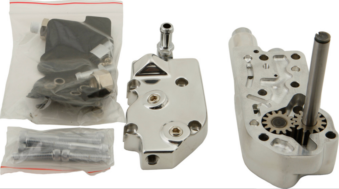 HARDDRIVE POL OIL PUMP BIG TWIN 92-99 EVO ONLY