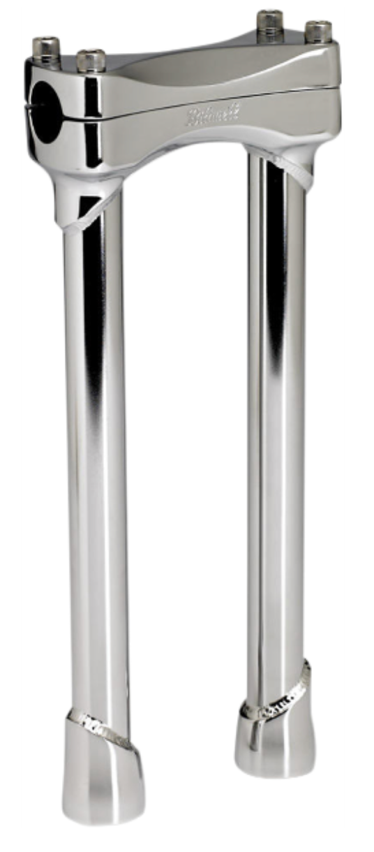 Biltwell Murdoch Handlebar Risers - Black or Chrome