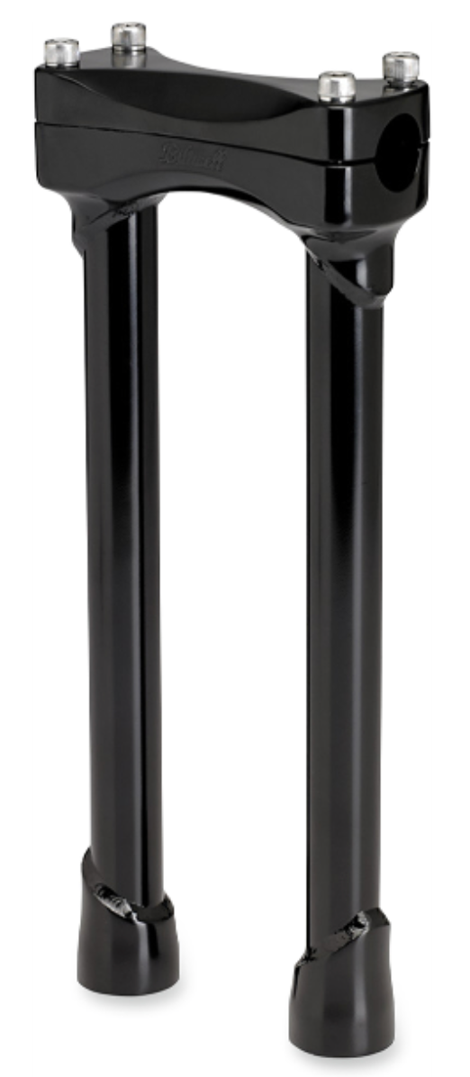 Biltwell Murdoch Handlebar Risers - Black or Chrome
