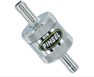 Pingel Fuel Filter - Super Short Satin 5/16"