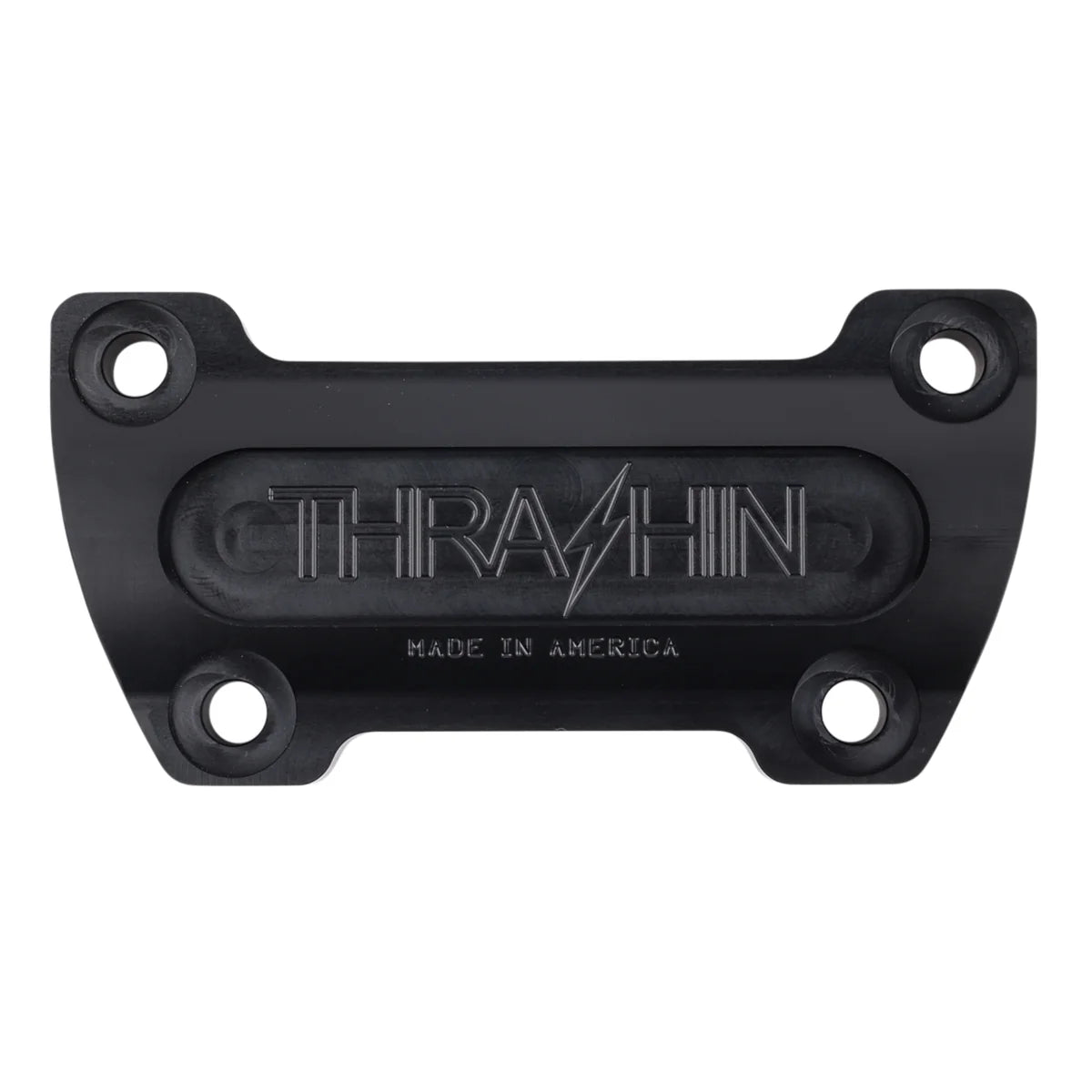 Thrashin Supply "Updated OG Riser Top Clamp" - Black/Chrome