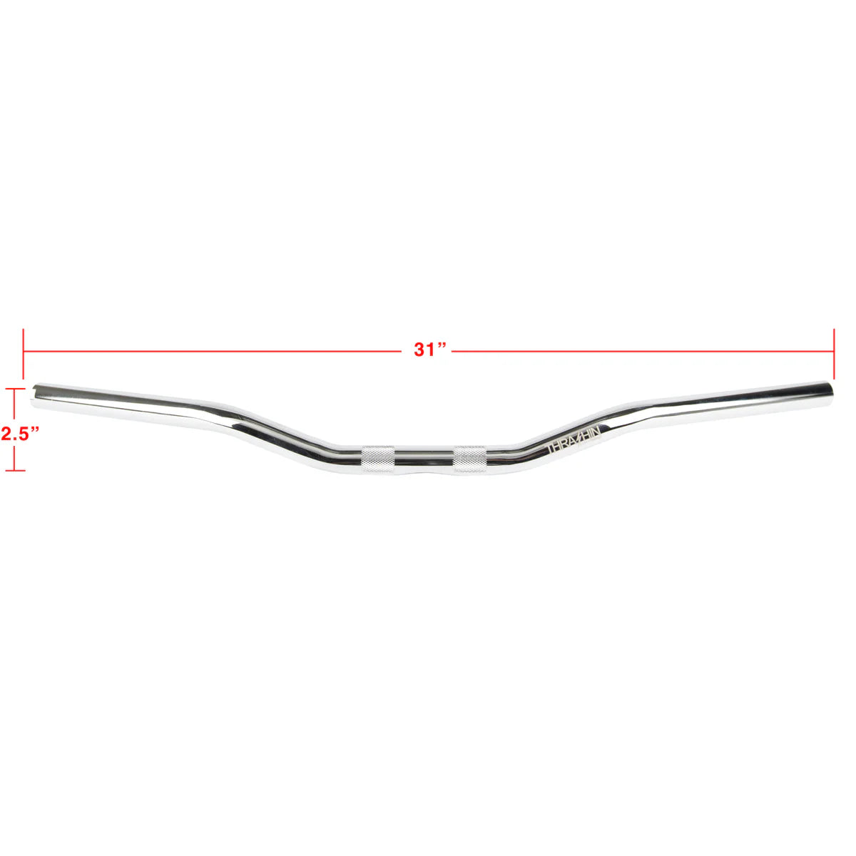 Thrashin Supply Low Bend Bars - Black/Chrome