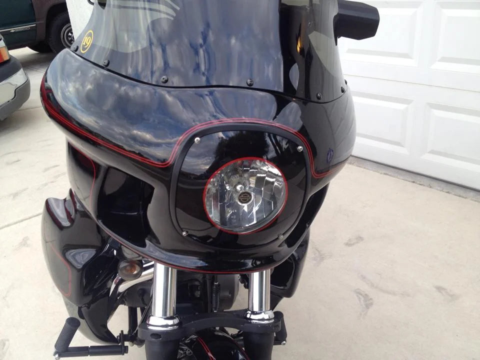 FXRT Reproduction "closed back” Fairing Kits For Dyna's - Unpainted
