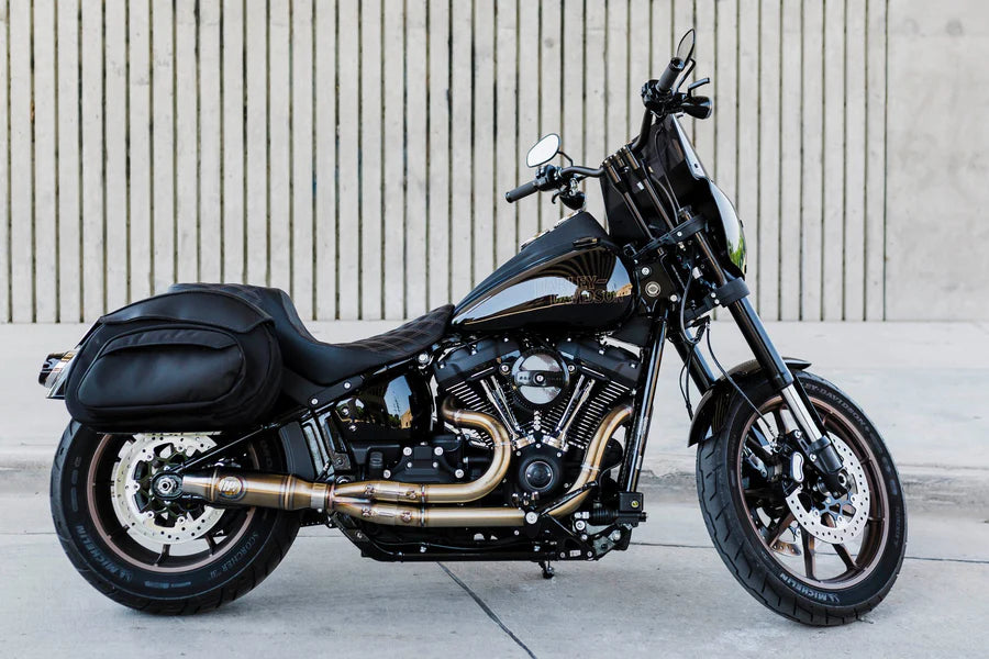 EZ-MOUNT V3 M8 SOFTAIL SADDLEBAGS - BALLISTIC NYLON
