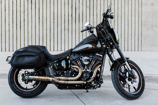 EZ-MOUNT V3 M8 SOFTAIL SADDLEBAGS - BALLISTIC NYLON