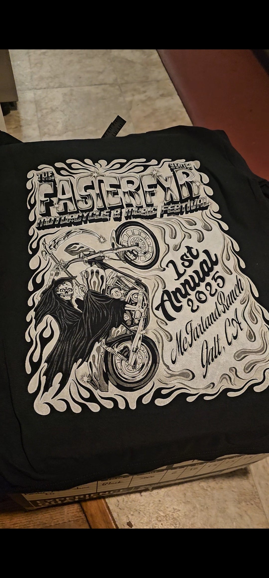FasterFXR "1st Annual Event" limited edition shirt