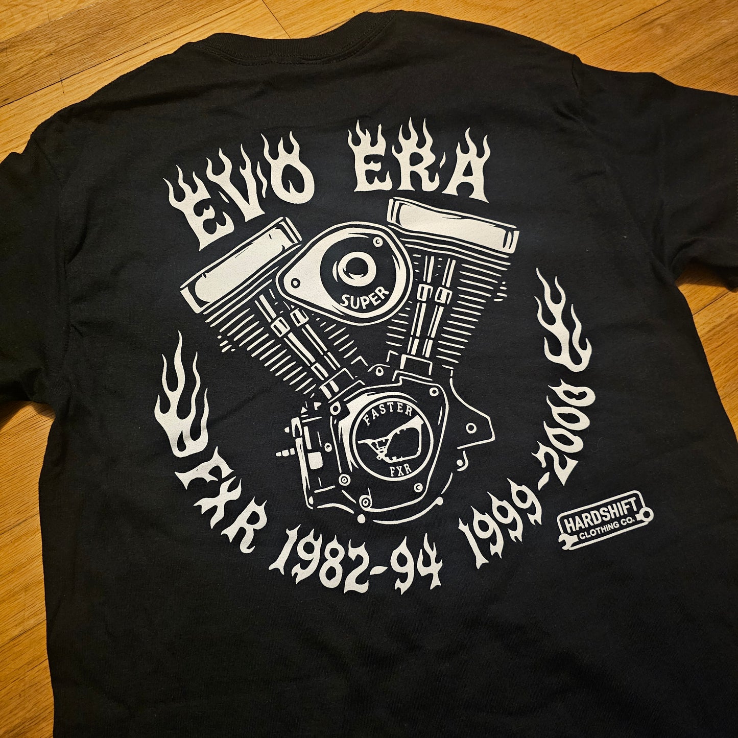 FasterFXR "EVO ERA" Black T SHIRT or LONG SLEEVE SHIRT FREE SHIPPING