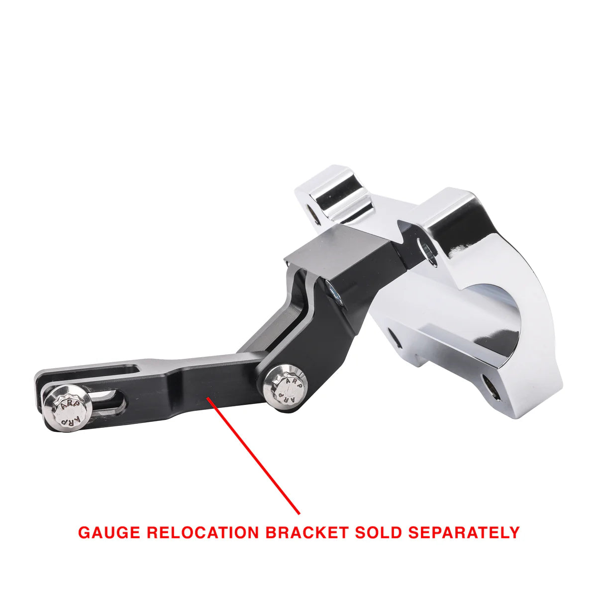Thrashin Supply "Updated OG Riser Top Clamp" - Black/Chrome