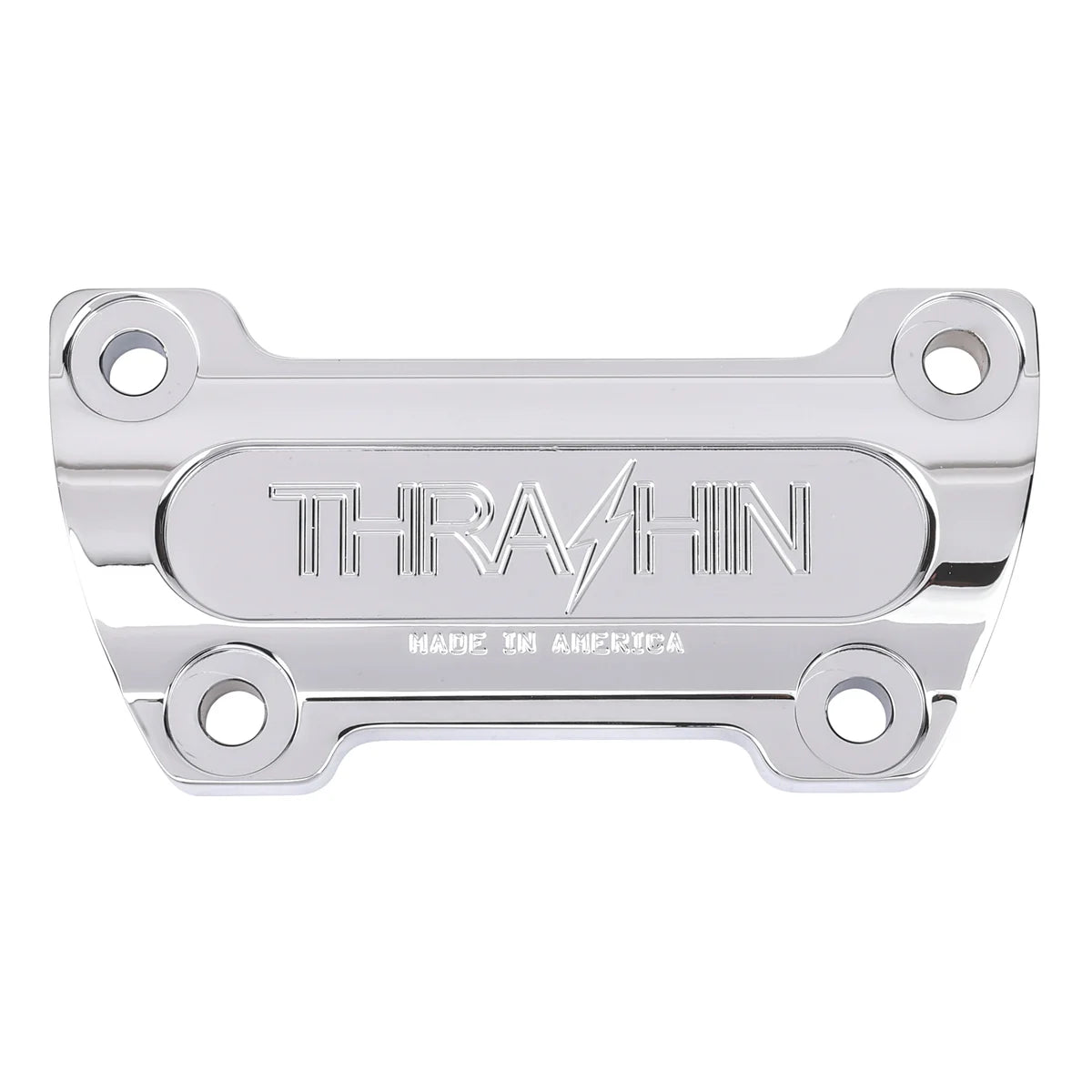Thrashin Supply "Updated OG Riser Top Clamp" - Black/Chrome