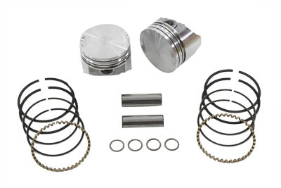 Keith Black flat top piston set with an 8.6:1 compression ratio .005-.040