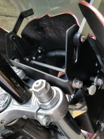 JD Customs Original FXDXT Fairing Kit With Adjustable Windshield - Unpainted