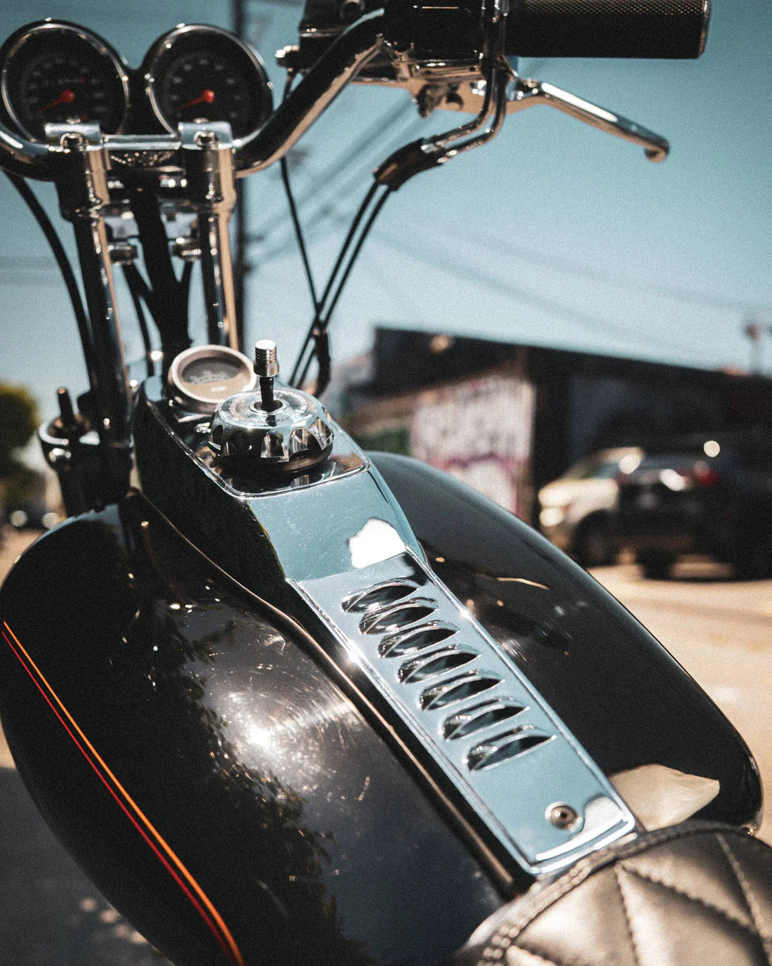 P16 Garage  FXR Louvered Dash - Chrome