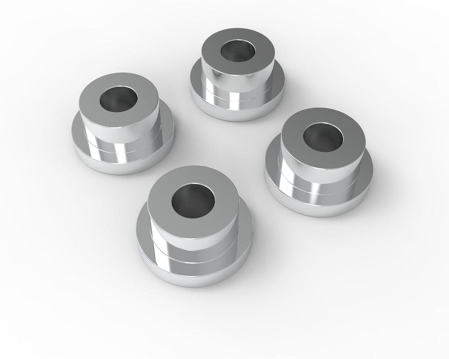 CNC Solid Billet Handlebar Riser Bushings Softail, Dyna, Sportster, FXR, FX 1984-2016
