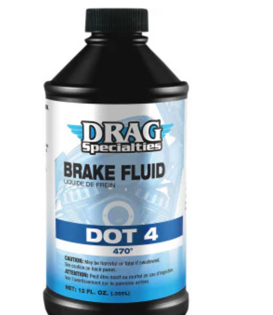 DRAG SPECIALTIES DOT 4 AND 5 BRAKE FLUID