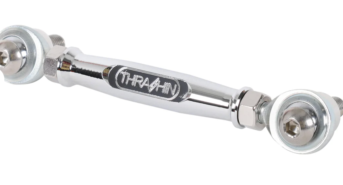 Thrashin Supply M8 Softail Adjustable Brake Linkage - Black/Chrome