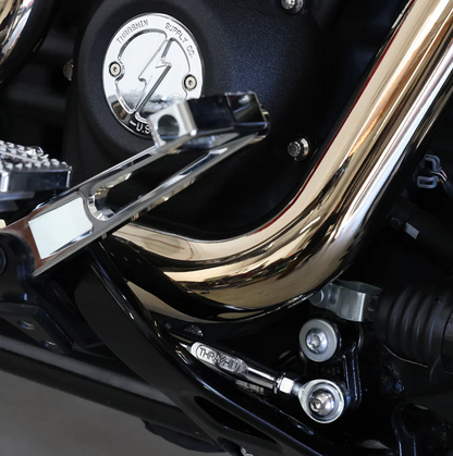 Thrashin Supply M8 Softail Adjustable Brake Linkage - Black/Chrome