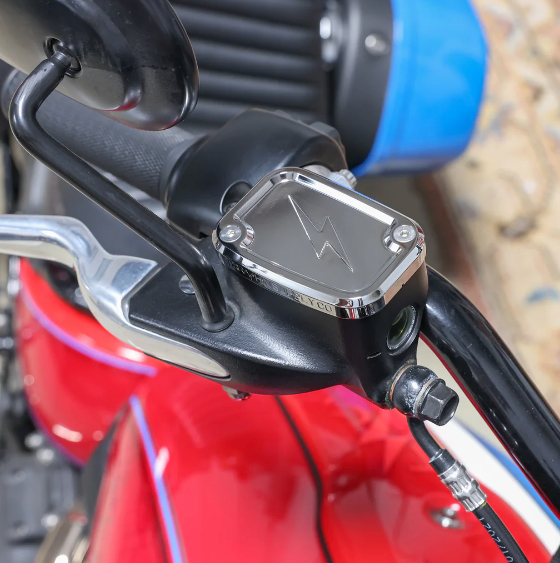 Thrashin Supply Front Brake Reservoir Cap - Softail - Chrome