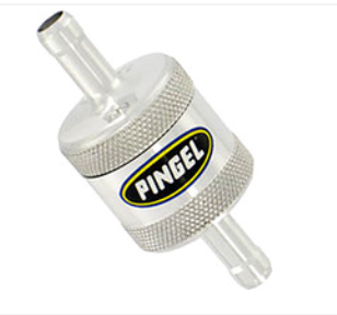 Pingel Fuel Filter - Super Short Satin 5/16"