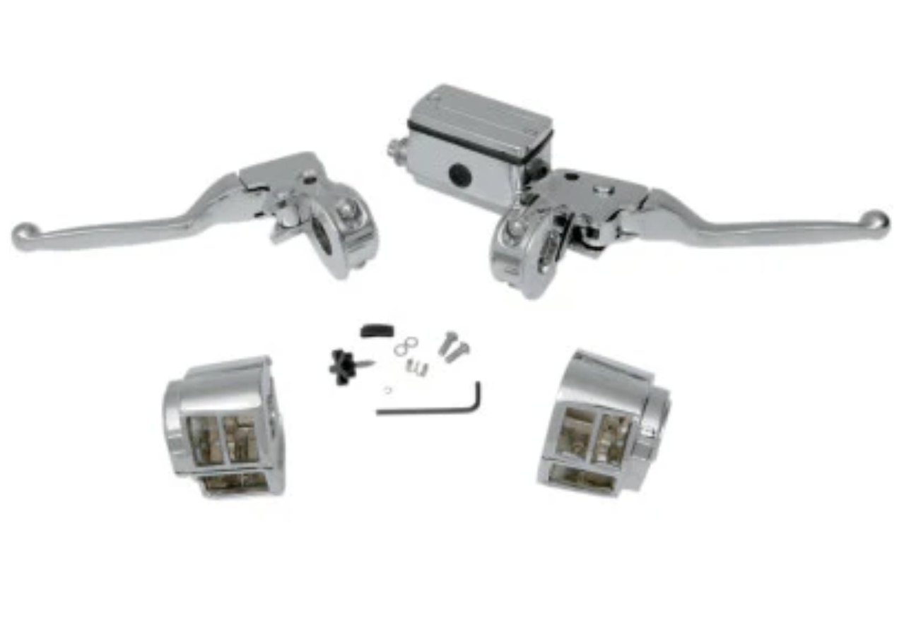 HANDLEBAR CONTROL KITS WITHOUT SWITCHES (82'-95' Big Twin and XL)