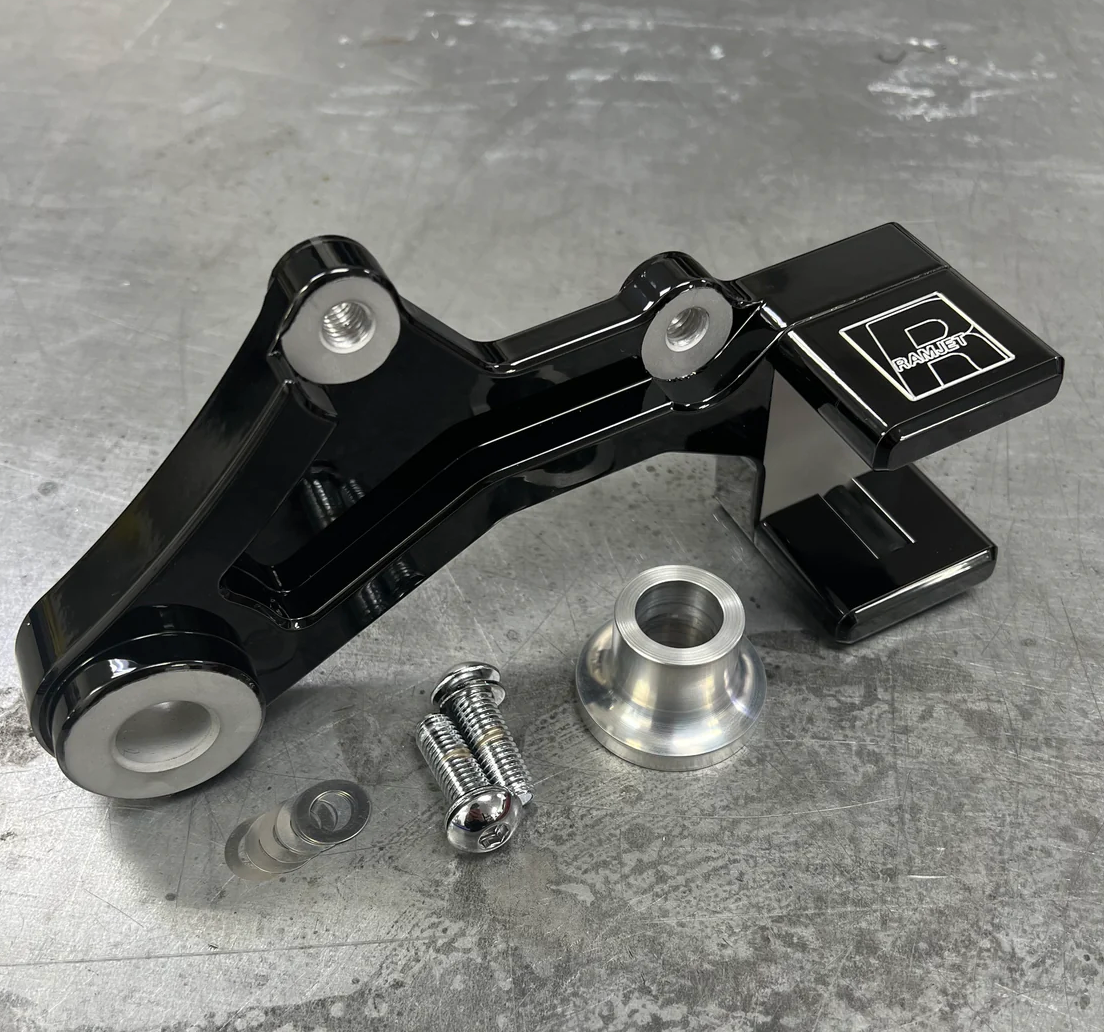 RAMJET RACING BREMBO REAR CALIPER BRACKET (FXR)