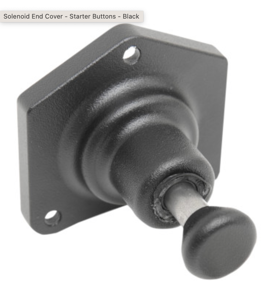 Terry Components Solenoid End Cover with Starter Button