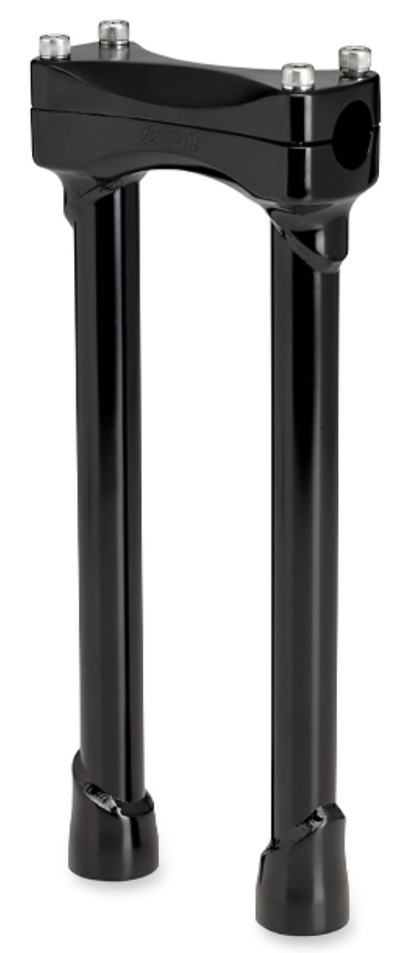 Biltwell Murdoch Handlebar Risers - Black or Chrome