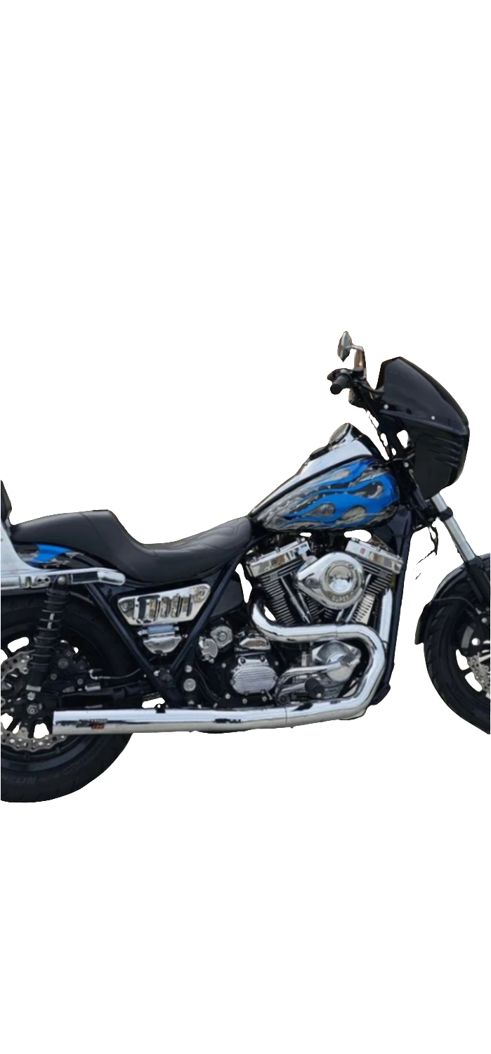 RB RACING LSR exhaust system FXR DYNA BAGGER