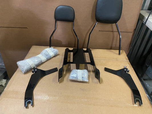 Tour pack quick disconnect mounts for FXR /Dyna/ 18 up Softails with short or tall bar and pad