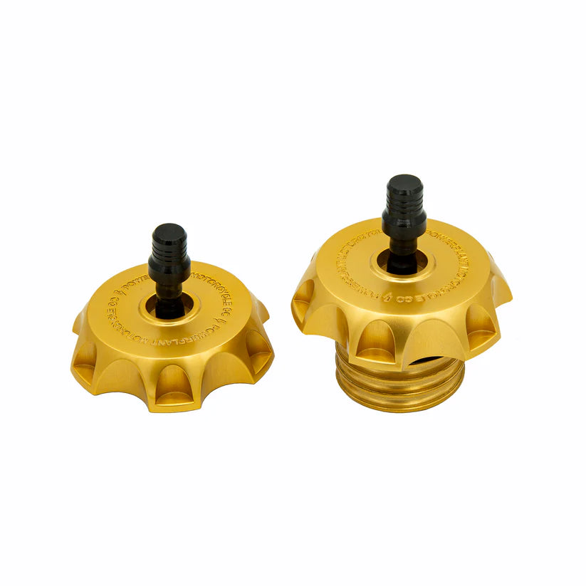 Powerplant Motorcycles  P16 MX VENTED MAGNETIC DUMMY GAS CAP