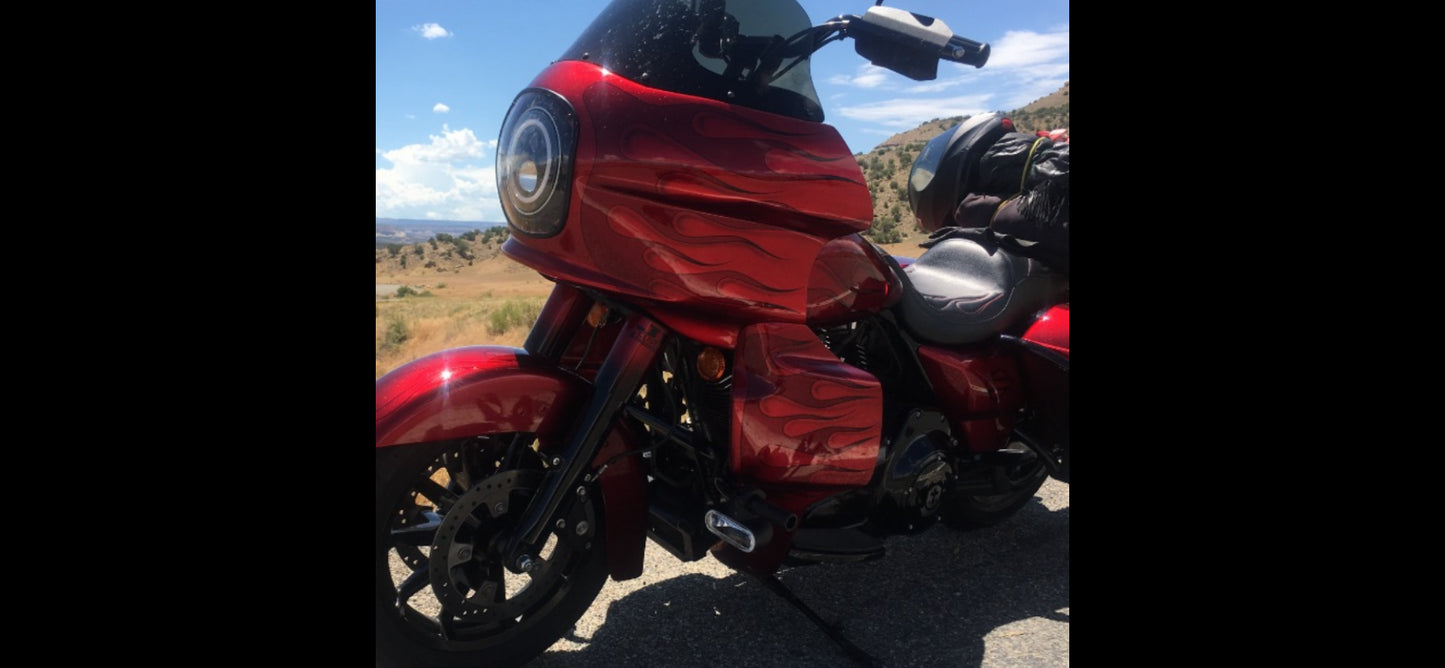 14+ Road King FXRT "Closed Back" Fairing Kit - Unpainted