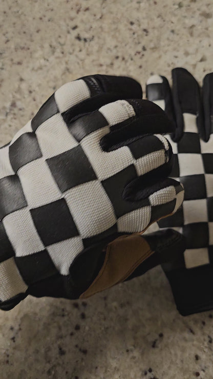 FasterFXR "Checkered Grip" gloves FREE SHIPPING IN THE USA
