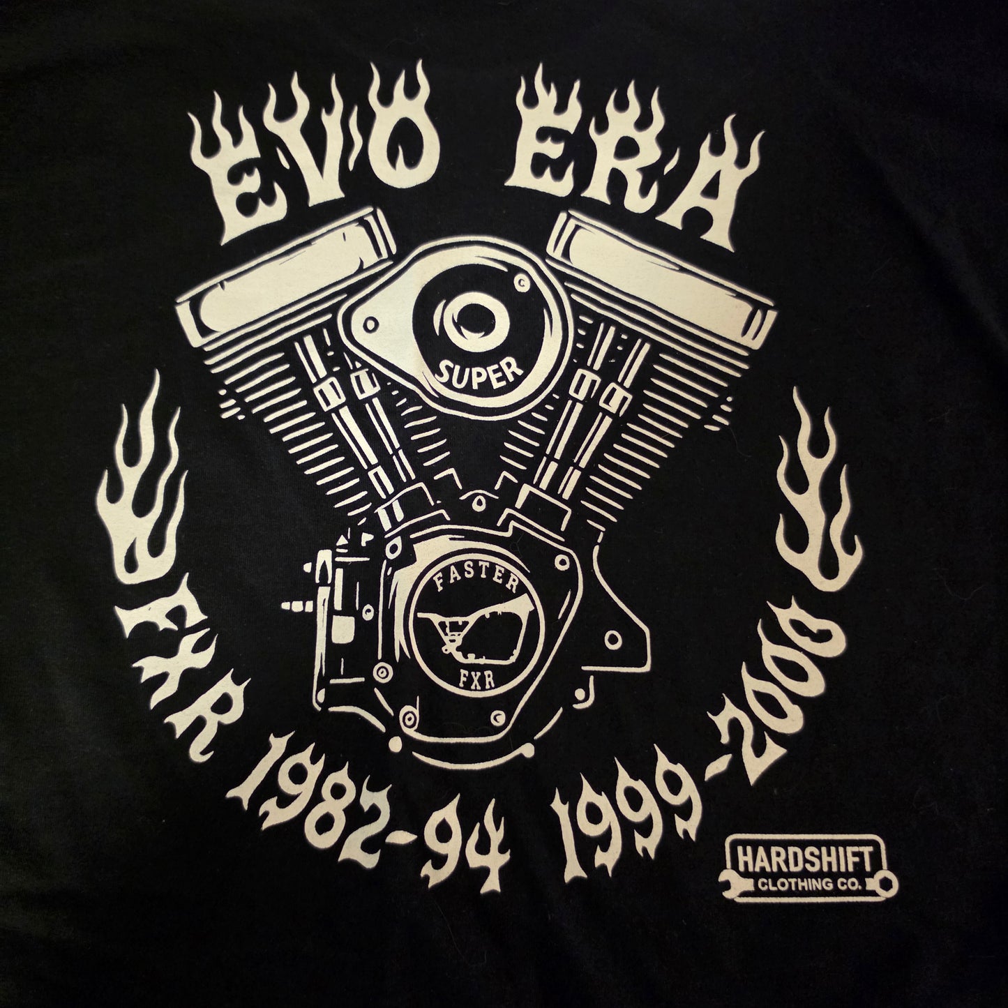 FasterFXR "EVO ERA" Black T SHIRT or LONG SLEEVE SHIRT FREE SHIPPING