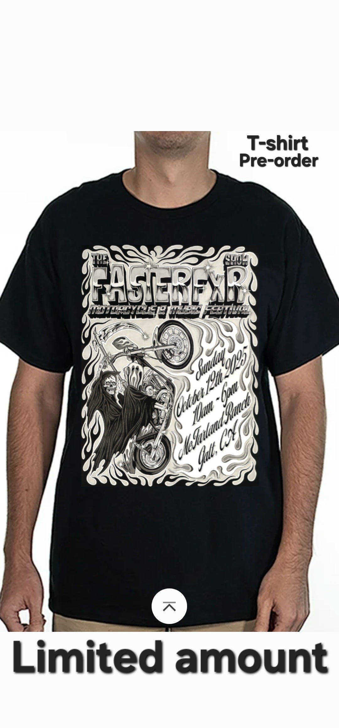 FasterFXR "1st Annual Event" limited edition shirt