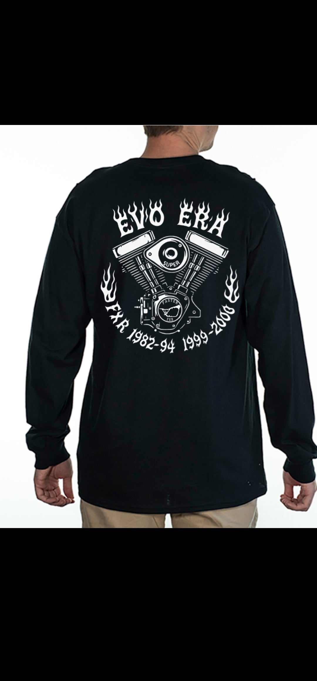FasterFXR PRE-SALE "EVO ERA" Black T-SHIRT or LONG SLEEVE SHIRT FREE SHIPPING