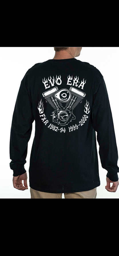 FasterFXR PRE-SALE "EVO ERA" Black T-SHIRT or LONG SLEEVE SHIRT FREE SHIPPING