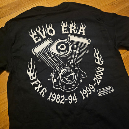 FasterFXR "EVO ERA" Black T-SHIRT or LONG SLEEVE SHIRT FREE SHIPPING