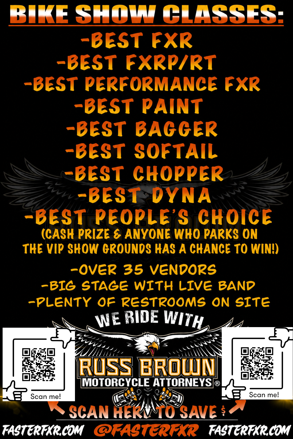 Oct 10th 2nd Annual FasterFXR Motorcycle Show in Sacramento CA