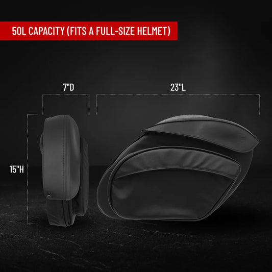 Retro Series V4 FXR Saddlebags