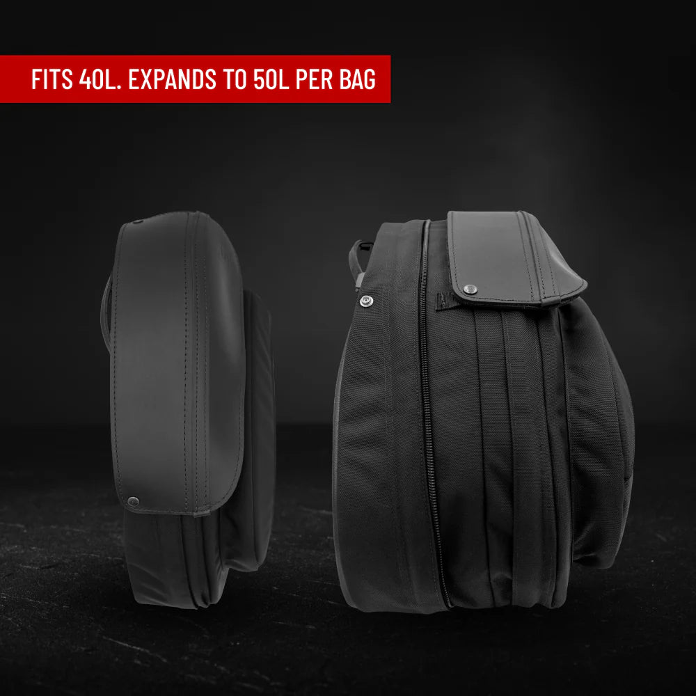 Retro Series V4 FXR Saddlebags