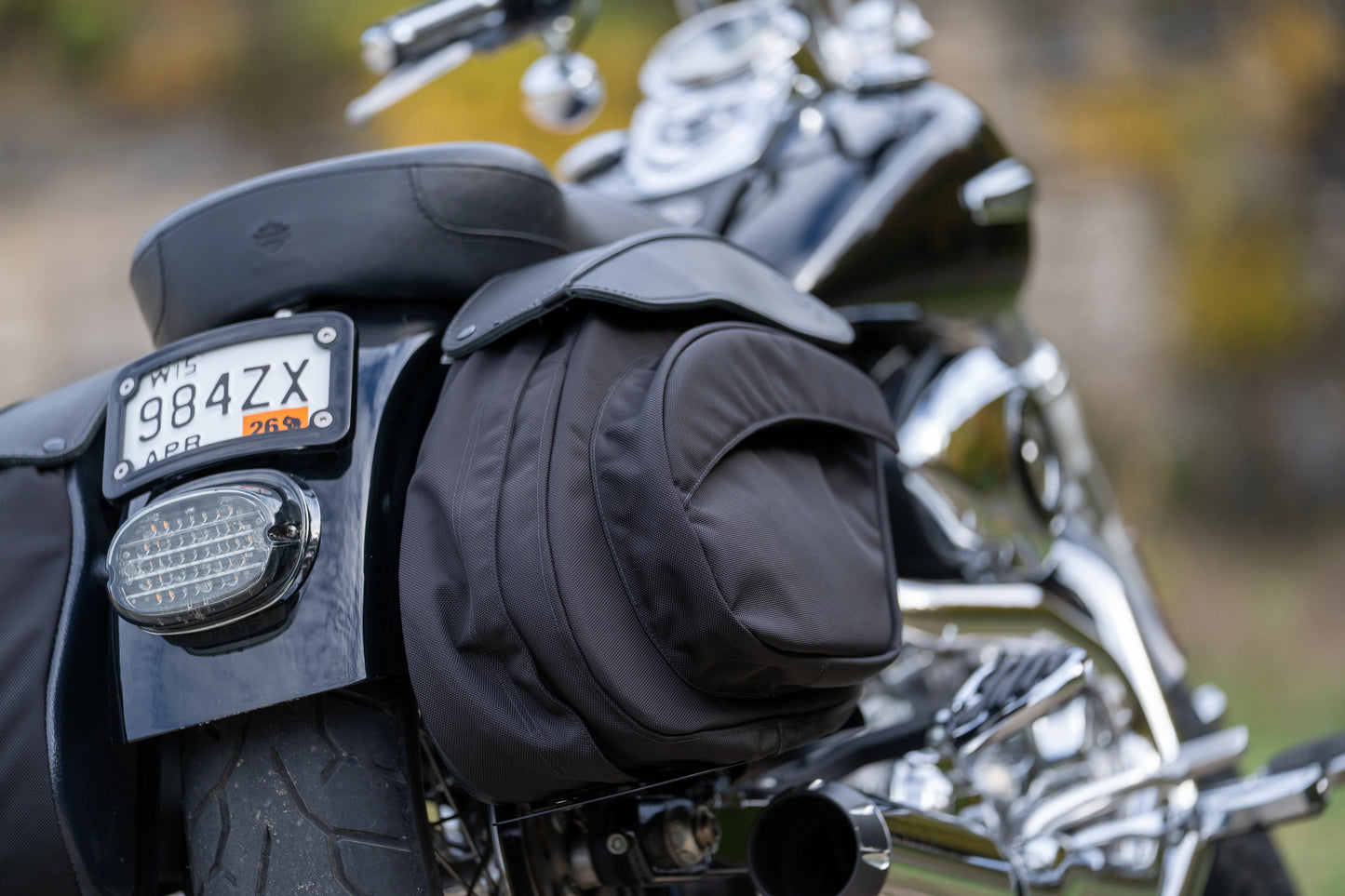 Retro Series V4 FXR Saddlebags